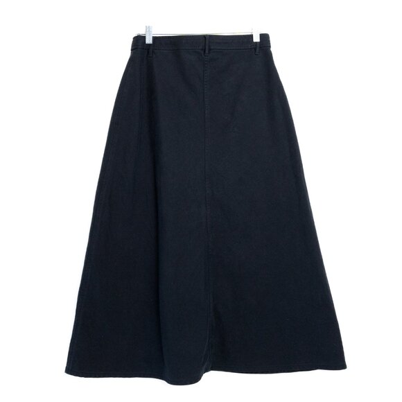 Aritzia Wilfred Charm Skirt Black High Waisted A Line Midi/ Maxi - Picture 5 of 11
